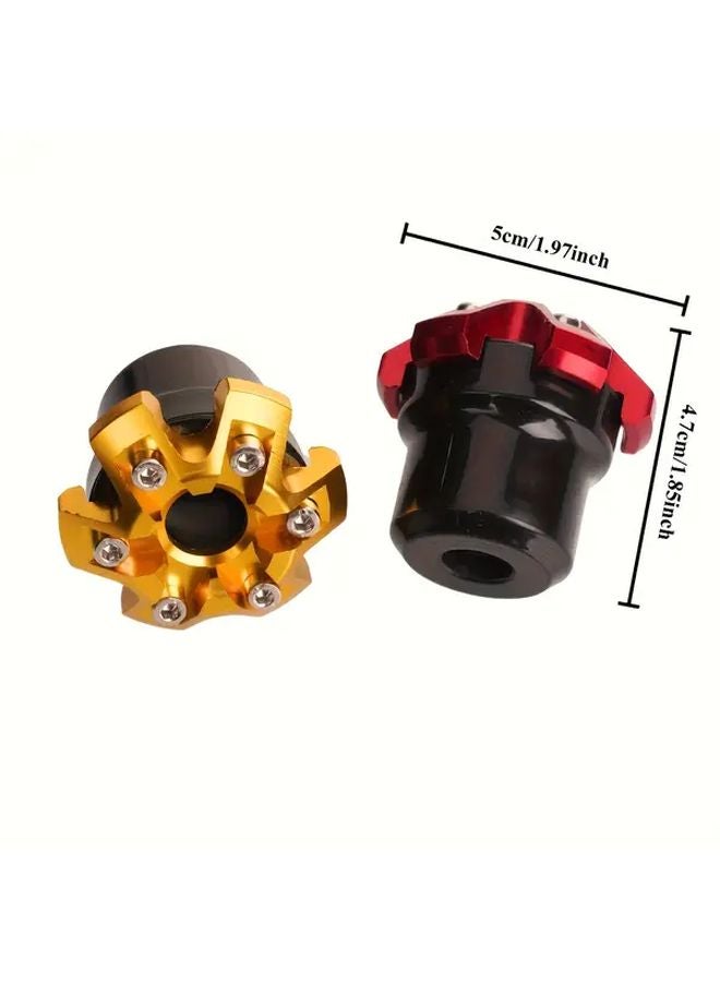 Golden Motorcycle Fork Protectors Set of 2 Universal CNC Aluminum Alloy Safety Guards - Image 3